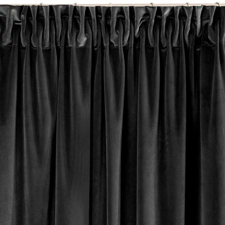 ZASŁONA GOTOWA VILLA NA TAŚMIE 140 X 270 CM CZARNY