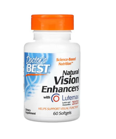 Natural Vision Enhacers with FloraGLO Lutein - Luteina I Zeaksantyna (60 kaps.)