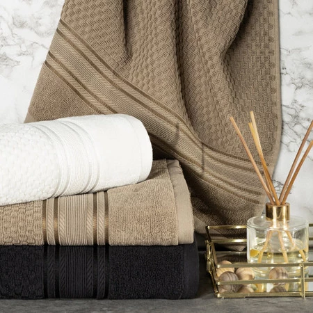 Ręcznik Davos (02), 30 x 50 cm, Kremowy