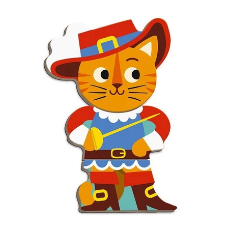 Janod Magnetyczna układanka Świat baśni Magnetibook 3-8 lat