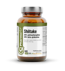 Pharmovit Grzyb shiitake ekstrakt 450 mg na wsparcie odporności 60 kaps.