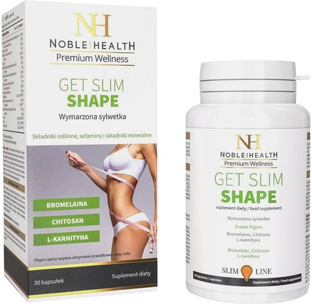 Noble Health Get Slim Shape na smukłą sylwetkę 30 kaps.