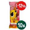 Zestaw: 10x BeRAW Kids Baton owocowy Truskawka i Banan - 25g baton dla dzieci