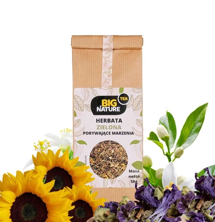 Herbata zielona PORYWAJĄCE MARZENIA 50g