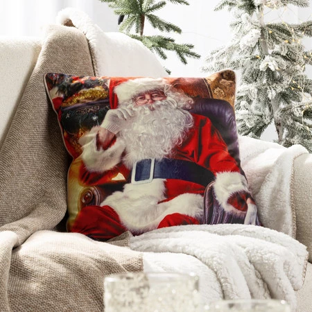 POSZEWKA ŚWIATECZNA 131 45 X 45 CM CZERWONY