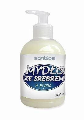 Sanbios − Mydło w płynie ze srebrem − 300 ml