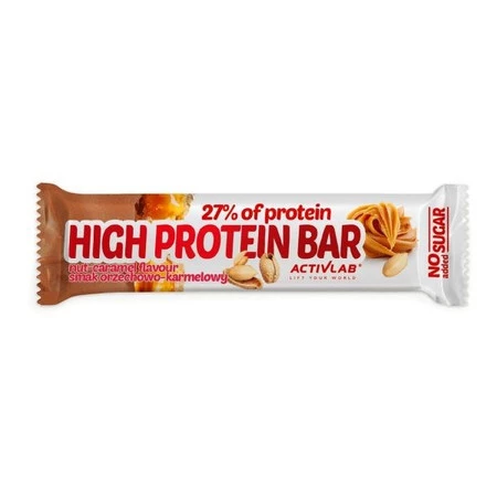 ACTIVLAB HIGH PROTEIN BAR 27% 49g CARAMEL-NUT