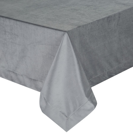 OBRUS MELINDA 140 X 220 CM STALOWY