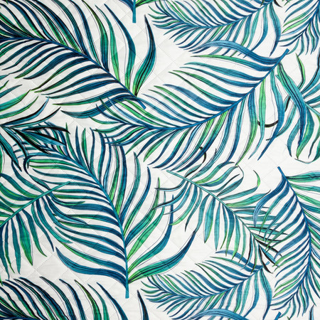 NARZUTA D91 PALMS 02 200 X 220 CM BIAŁY