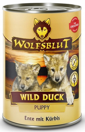 Wolfsblut Dog Wild Duck Puppy – kaczka i dynia - 395 g