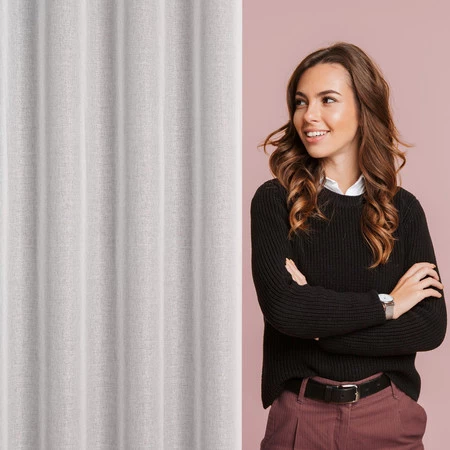 FIRANA GOTOWA LENA 350 X 250 CM BIAŁY