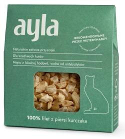 AYLA filet z piersi kurczaka liofilizowane - przysmaki dla kota - 28g