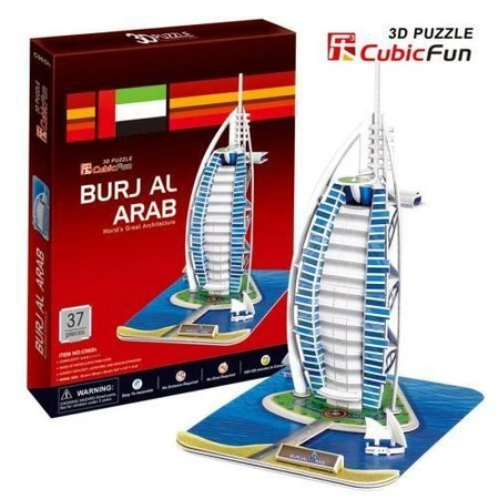 Puzzle 3D Budynek BURJ AL ARAB 01037 DANTE