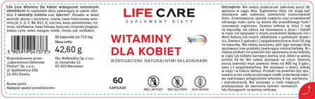 Life Care Witaminy Dla Kobiet 60 kaps.
