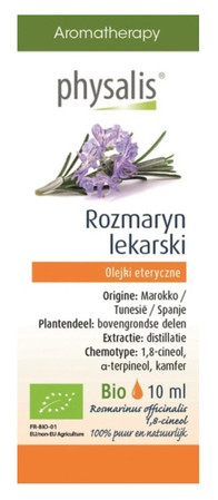 Physalis − Rozmaryn, olejek eteryczny BIO − 10 ml