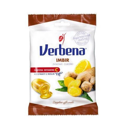 Verbena − Imbir, cukierki ziołowe − 60 g