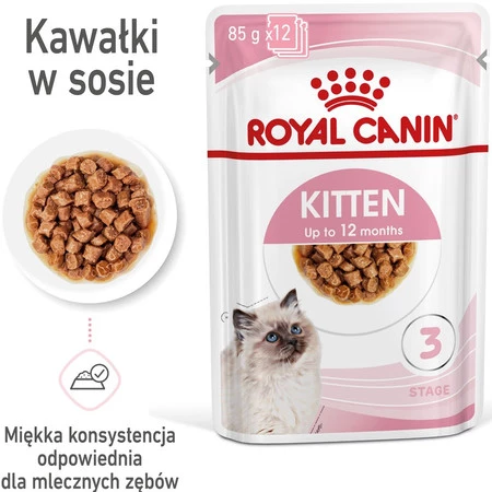 ROYAL CANIN KITTEN w sosie 85g