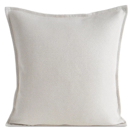 Poszewka dekoracyjna kremowa LUNA/ 45X45