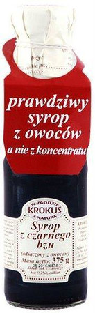 Syrop z czarnego bzu 375g