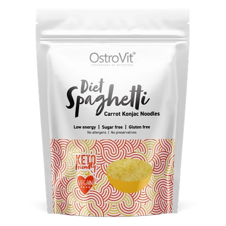 OSTROVIT Diet Spaghetti Carrot Konjac Noodles (400 g)