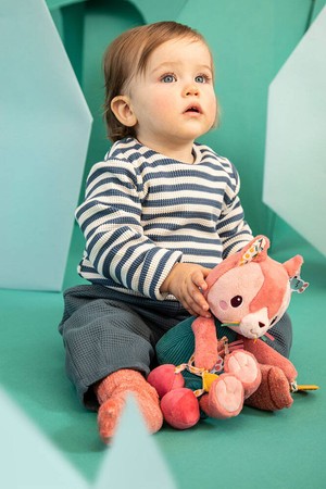 Lilliputiens Przytulanka aktywizująca wielofunkcyjna Kotka Jeanne 9 m+