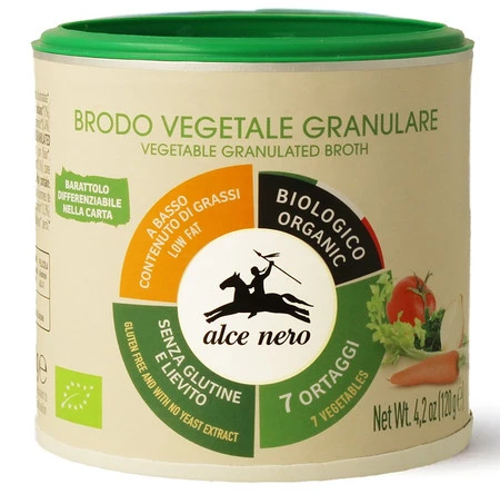 ALCE NERO Bulion W Proszku (Warzywny) BIO 120 g