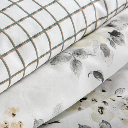 Komplet pościeli satynowej Spring 32, 220 x 200 cm, Biały