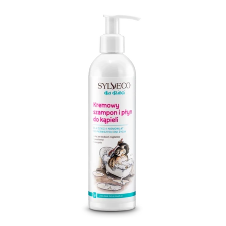 Sylveco dla dzieci - Kremowy szampon i płyn do kąpieli - 300 ml
