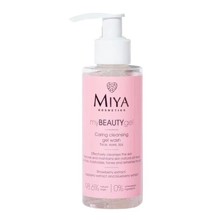 myBEAUTYgel pielęgnujący żel do mycia i oczyszczania twarzy 140ml