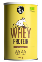 DIET-FOOD BIAŁKO SERWATKOWE O SMAKU WANILIOWYM (KONCENTRAT WPC 85) BIO 500g