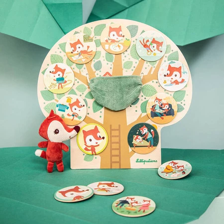 Lilliputiens Drewniana tablica magnetyczna