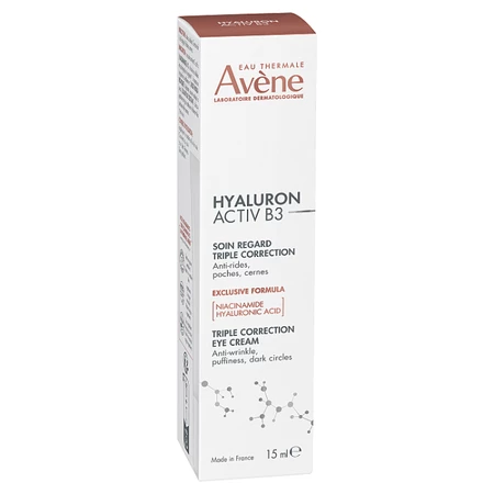 Avène Hyaluron Activ B3 Krem pod oczy o potrójnym działaniu korygującym 15 ml