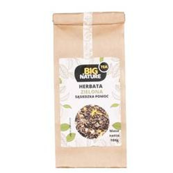 Big Nature Herbata Zielona Sąsiedzka Pomoc 100 g