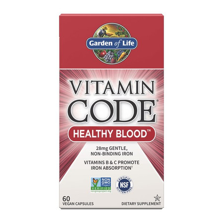 Garden of Life Vitamin Code RAW Healthy Blood 60 kaps.