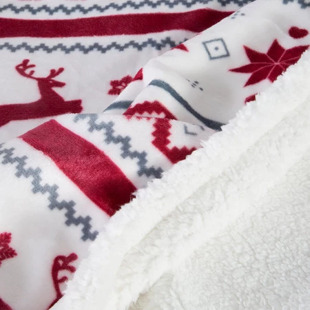 KOC ŚWIĄTECZNY KOC15 150 X 200 CM BIAŁY