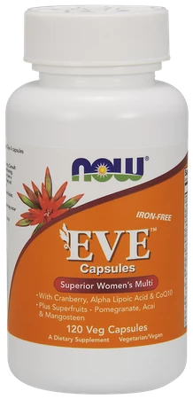 EVE Superior Womens Multi - Multiwitamina i Składniki Mineralne dla Kobiet EVE bez Żelaza (120 kaps.)