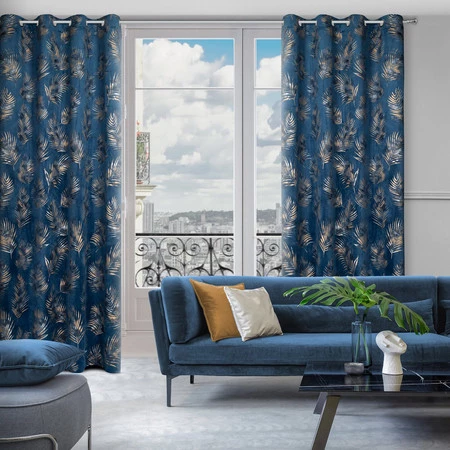 ZASŁONA GOTOWA GLORIA2 140 X 250 CM GRANATOWY