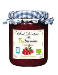 ŻURAWINA Z CUKREM TRZCINOWYM BIO 260 g -SAD DANKÓW