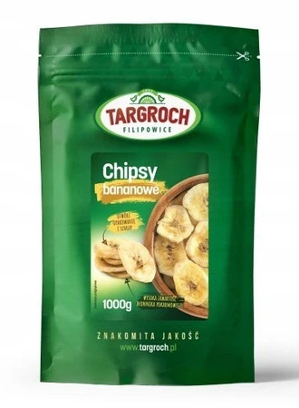 TARGROCH CHIPSY 1000g BANANOWE