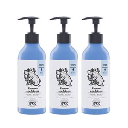 Zestaw: 3x Yope Wood Żel pod prysznic Drzewo Sandałowe, Szafran, Patchouli 400ml