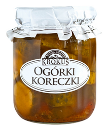 KROKUS OGÓRKI KORECZKI KONSERWOWE 530 g (250 g)