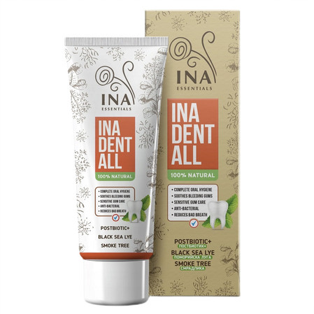 Ina Dent-All naturalna pasta do zębów bez fluoru 75ml