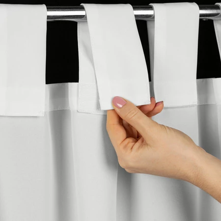 ZASŁONA GOTOWA GARDEN NA SZELKACH 155 X 240 CM BIAŁY