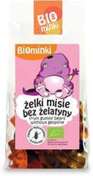 ŻELKI (MISIE) BEZ ŻELATYNY BEZGLUTENOWE BIO 100 g - BIOMINKI