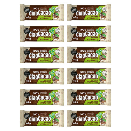 Zestaw 12x Zmiany Zmiany Baton Ciao Cacao 40g
