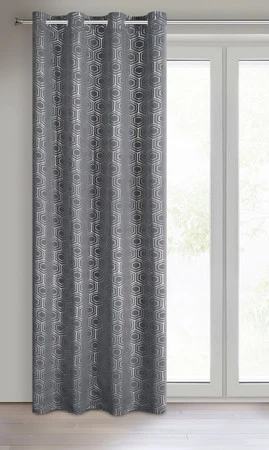 ZASŁONA GOTOWA KAJA 135 X 250 CM GRAFITOWY