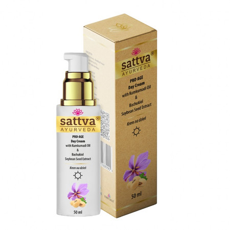 Sattva - Pro-age krem na dzień - kumkumadi i bakuchiol 50ml
