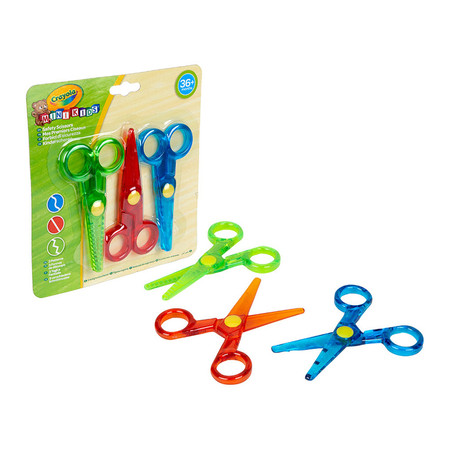 Nożyczki x3 wzorki Mini Kids 8119 Crayola
