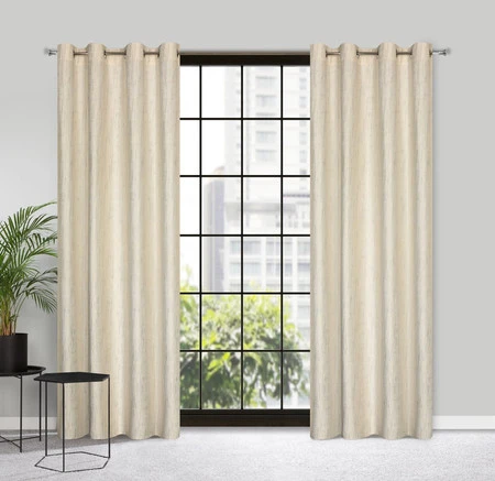 ZASŁONA GOTOWA MARSALA 140 X 250 CM KREMOWY