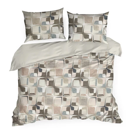 Komplet pościeli satynowej Spring 36, 220 x 200 cm, Beżowy